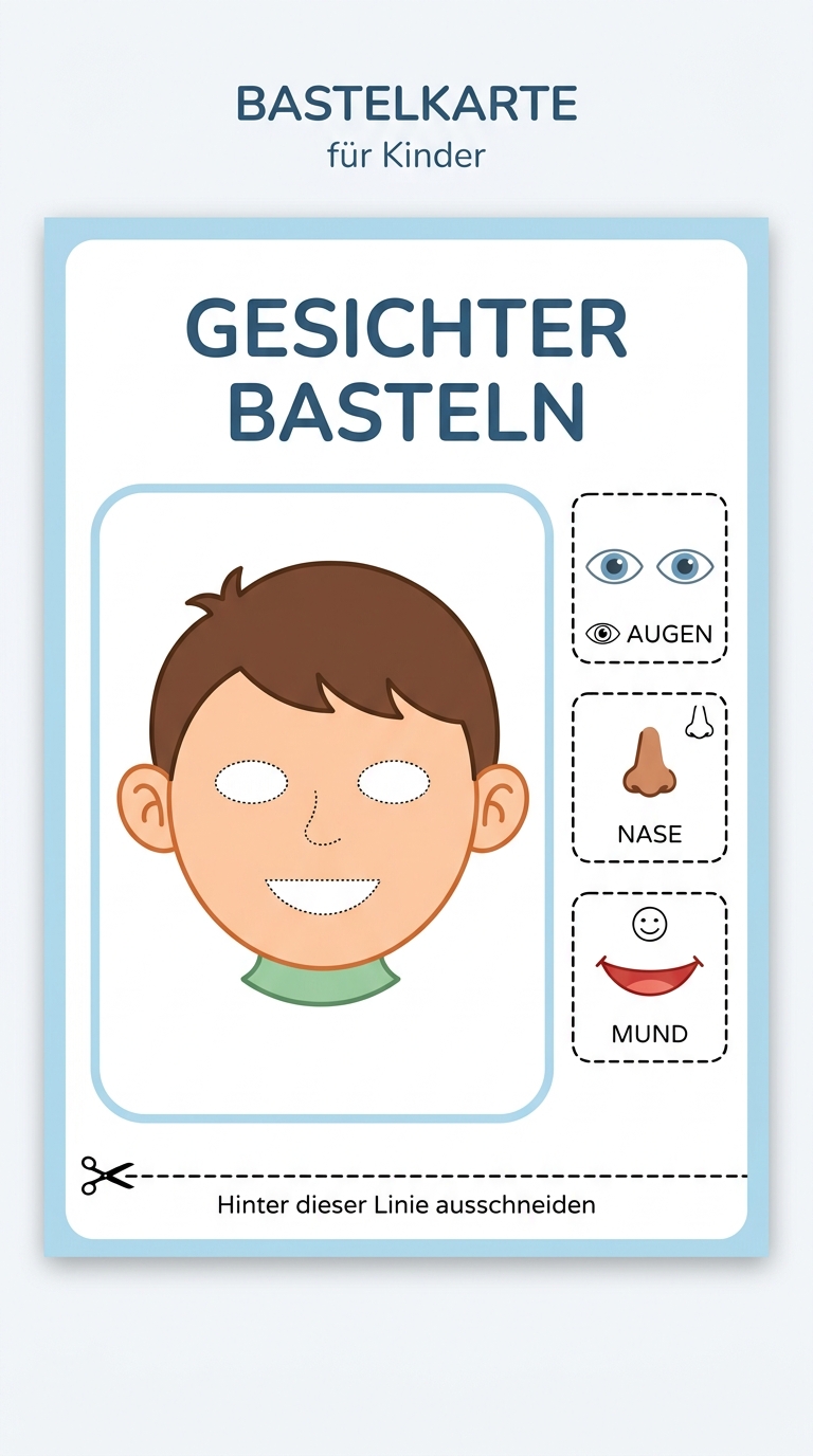 Gesichter Basteln