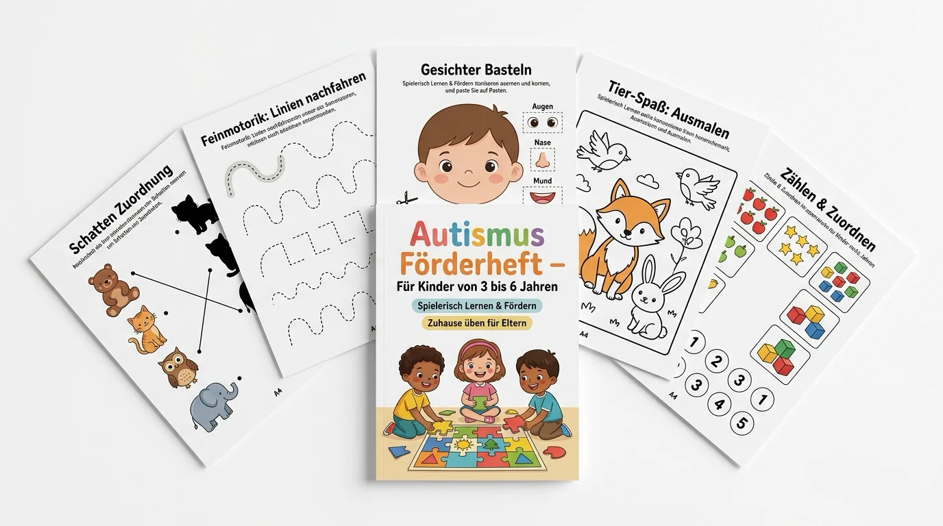 Autismus Förderheft - Digitales Fördermaterial im PDF-Format